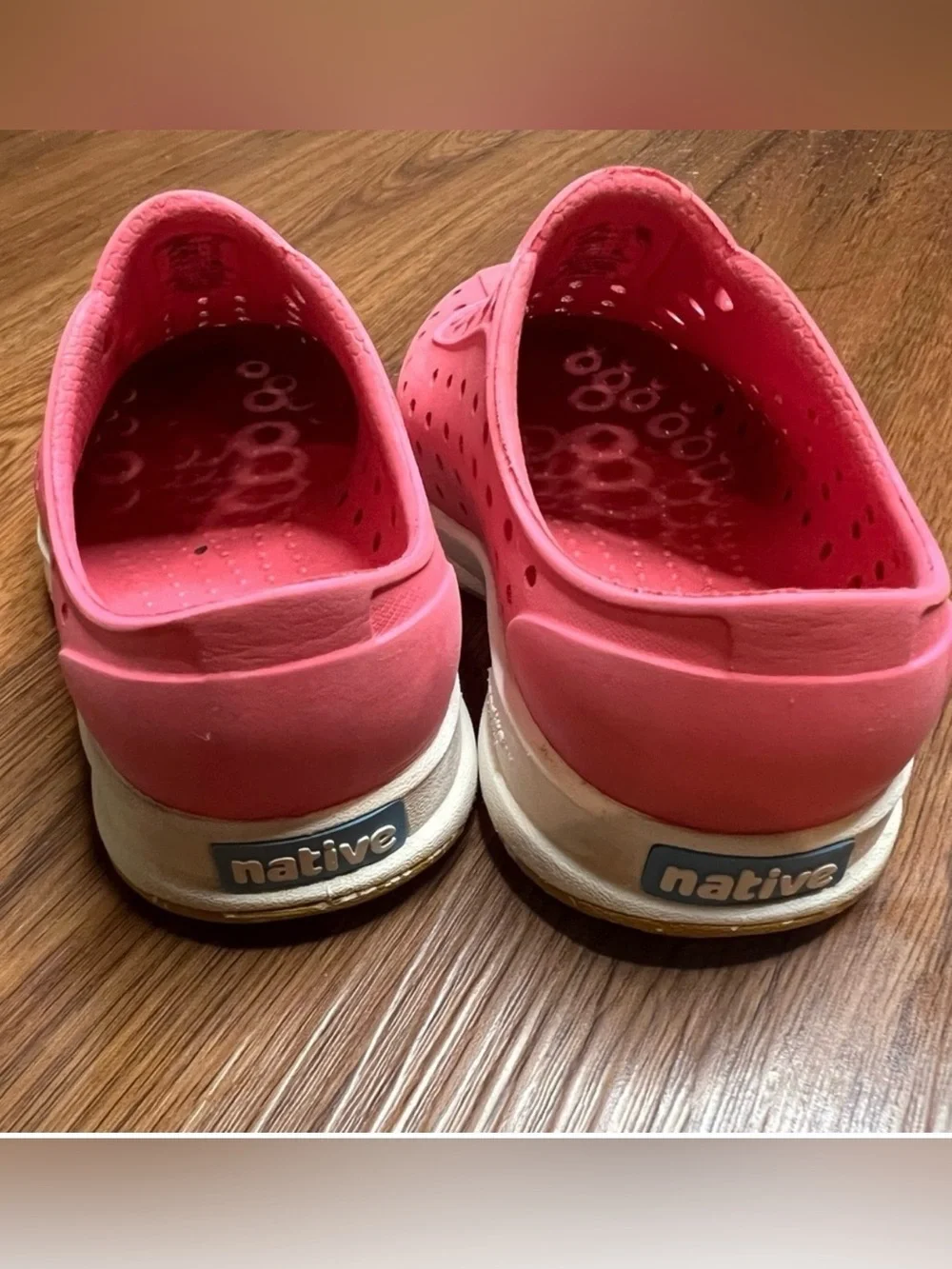 Native Size C8 Pink Robbie Sugarlite Waterproof Rubber Shoe